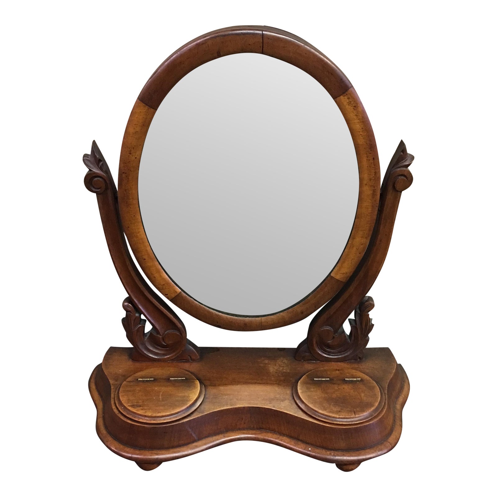 antique-oval-shaving-mirror-stand-chairish