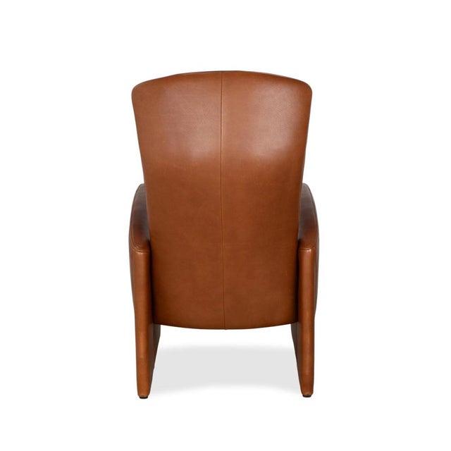 Brown Leather Armchair from Jori For Sale - Image 15 of 17