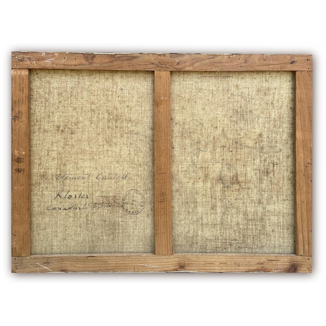 Clément Castelli, Snowy Landscape, 1890s, Oil Painting on Canvas, Framed For Sale - Image 14 of 15