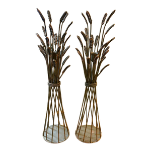Wheat Sheath Candle Holders