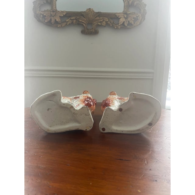 Timeless and classic, this pair of Staffordshire dogs will add warmth and patina to any interior. These are the much...