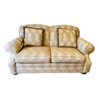 Matching Classic Ethan Allen Loveseats With Matching Pillows. For Sale