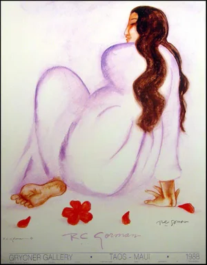 1990s Grycner Gallery Taos RC Gorman Exhibition Poster