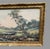 Folk Art Mid 20th Century Mid 20th Century Primitive Country Folk Art Landscape Oil Painting With a Mill & Water Wheel For Sale - Image 3 of 5
