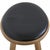 Mater Bar Stool in Oak and Black Leather, 2020 For Sale - Image 4 of 12