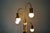 Brown 1970’s Mid-Century Modern Rattan & Gold Waterfall Floor Lamp For Sale - Image 8 of 12