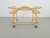 Vintage Trolley in Rattan, Bentwood and Leather, Italy, 1970s For Sale - Image 14 of 14