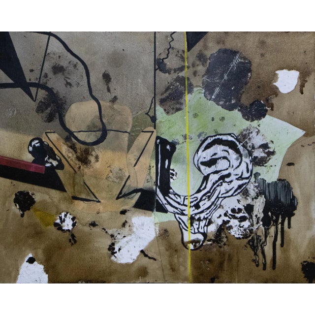 Irakli (Akuna) Kavtaradze, Disappearance, 2020, Mixed Media on Canvas For Sale - Image 6 of 6