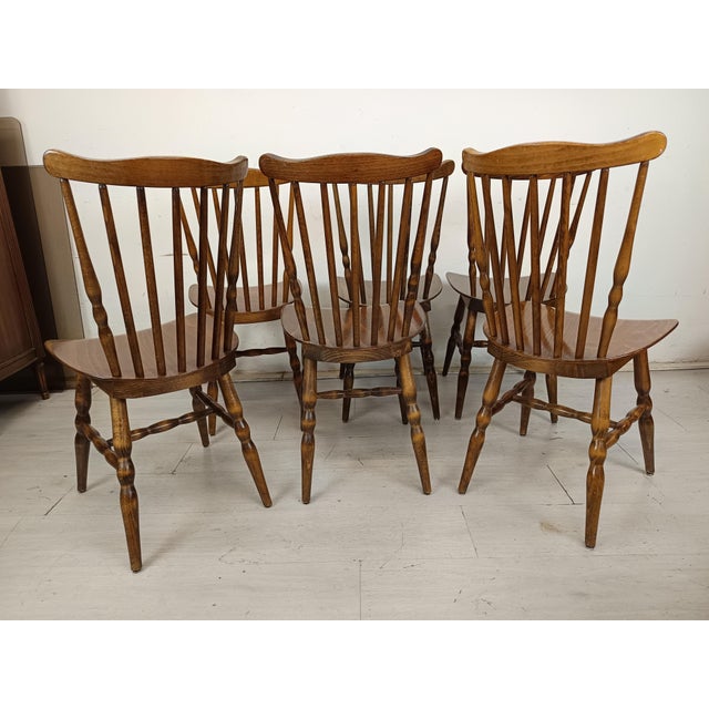 Vintage Tacoma Chair from Baumann, 1970s, Set of 6 For Sale - Image 3 of 17