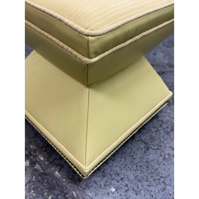 Hickory Chair Serge Ottoman For Sale - Image 9 of 12