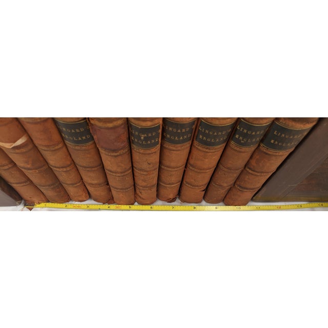 1855 John Lingard’s Illustrated History of England, Complete 10-Volume Leather Set For Sale - Image 12 of 13