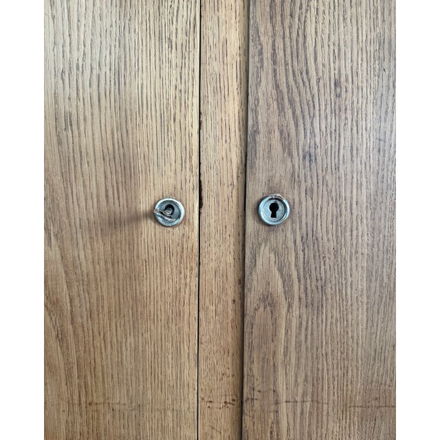Vintage Art Deco Oak Wardrobe, 1930s For Sale - Image 11 of 18