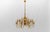 Mid-Century Modern Brass Chandelier Lamp, Italy, 1970s For Sale - Image 15 of 15