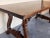 Late 19th Century 19th Century Dining Table in Walnut with Lyre Legs and Heavy Top, Spain, 1890s For Sale - Image 5 of 12