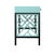 Not Yet Made - Made To Order Chippendale Writing Desk - Turquoise For Sale - Image 5 of 9