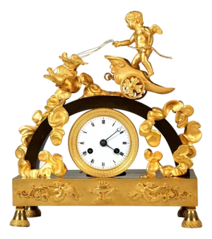 French Museum Ormolu Mantle Clock, Paris, 1820