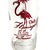 1950s Mid-Century Modern Texas Playhouse/Club Flamingo San Francisco Double Bar Collins Glass For Sale - Image 4 of 5