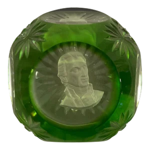 Baccarat Portrait Paperweight
