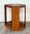 Chocolate Vintage Cross Hatched Pretzel Rattan Bar Cart For Sale - Image 8 of 12
