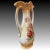 Antique Austrian Handled Porcelain Floral Vase, No. 2667 For Sale - Image 4 of 8