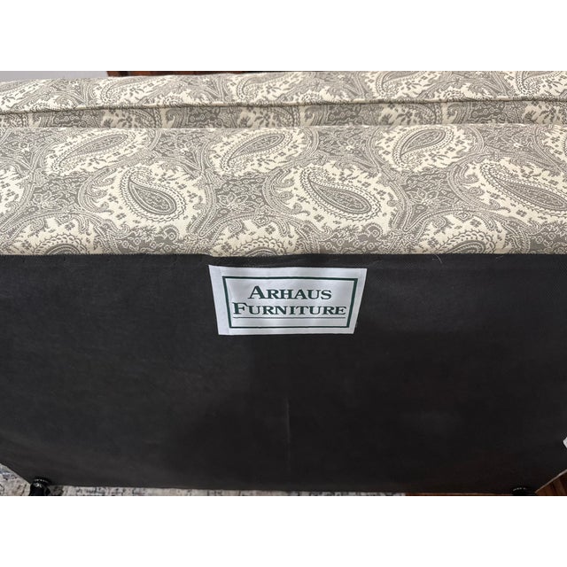 2010s Arhaus Custom Ottoman For Sale - Image 5 of 5
