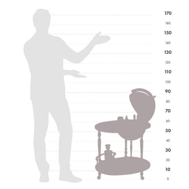 Jason Globe Bar by Zoffoli Mappamondi For Sale - Image 6 of 7