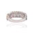 2.3 Ct Modern Multi Sapphire & Diamond Band Ring in 925 Sterling Silver, Size 6 For Sale - Image 9 of 14