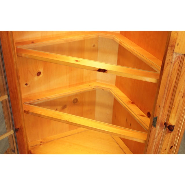 Thomasville Country French Style Vintage Pine Corner Chairish