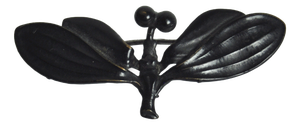 Art Nouveau Branch with Leaves and Berries Brooch, Early 1900s