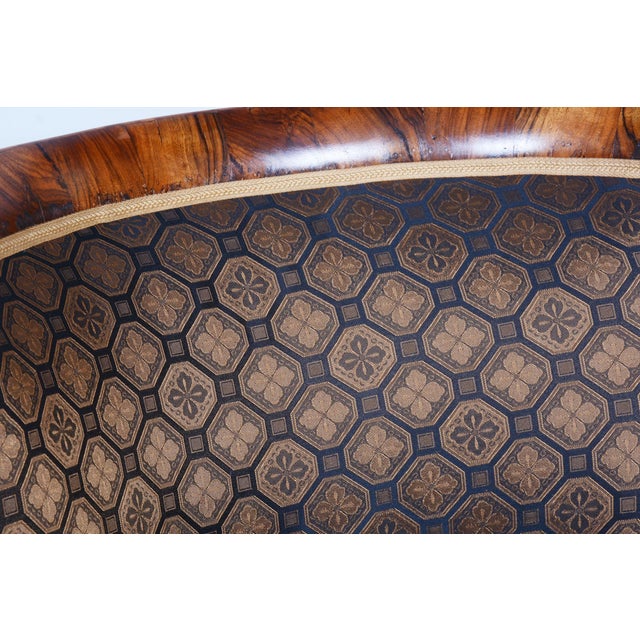 Biedermeier Walnut Armchair, Vienna, Austria, 1820s For Sale - Image 5 of 11