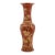 Antique Chinese Coral-Ground Gilt-Decorated Porcelain Vase For Sale