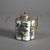 Chinese Chinese Miniature Porcelain Teapot with Silver Overlay 20th Century For Sale - Image 3 of 9