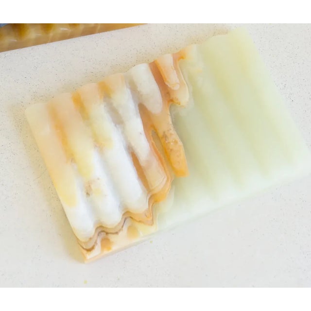 Marble Soap Dish from Binu Binu. Hand-polished marble, sculptural in form and designed to partner perfectly with the soap...