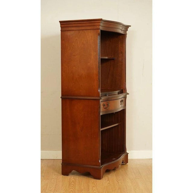 Open Bookcase Cabinet with Shelves, Serving Tray and Drawer For Sale - Image 10 of 13