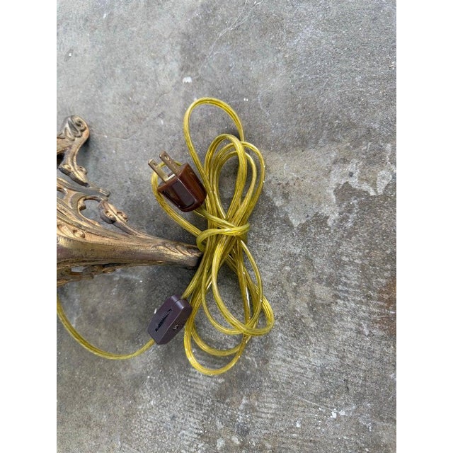 Pair of 19th C. Italian Brass Candelabras For Sale - Image 10 of 10