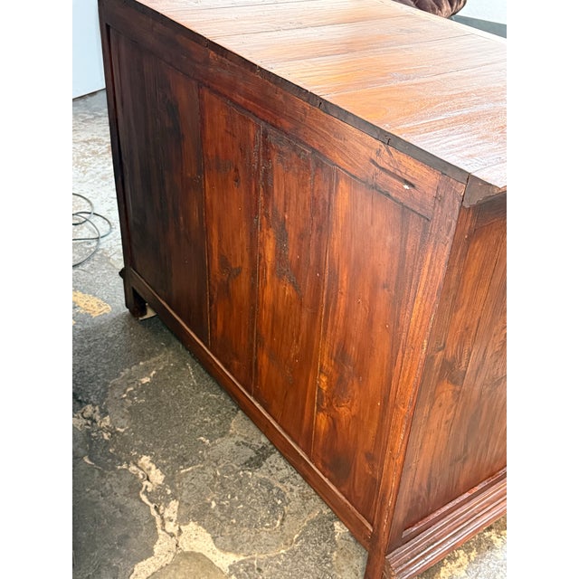 Late 20th Century Rustic Spanish Colonial Style Dresser, Vintage. For Sale - Image 5 of 12