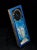20th Century Art Nouveau Silver Clock with Blue Glaze For Sale - Image 3 of 5