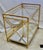 Vintage Florentine Italian Gilt Gold Leafed Bar Cart with Glass and Mirror Shelfs