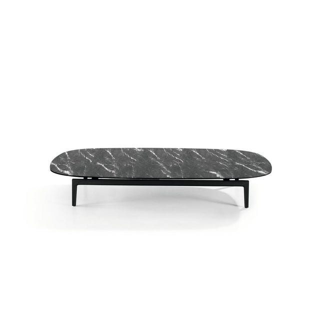 Volage Ex-S Coffee Table in Marble and Aluminium Base by Philippe Starck for Cassina For Sale - Image 10 of 16