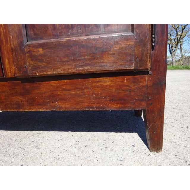 Wood 19th Century Louis Philippe Walnut Wardrobe For Sale - Image 7 of 18
