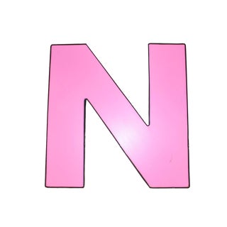 Vintage Letter N Gas Station Sign For Sale