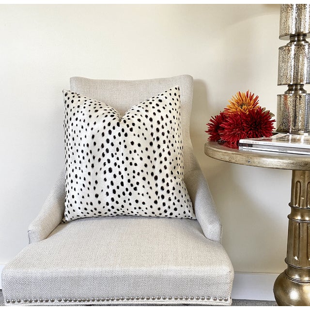 This low pile faux fur pillow is the ultimate luxurious throw pillow. It's made of high end designer fabric of the highest...