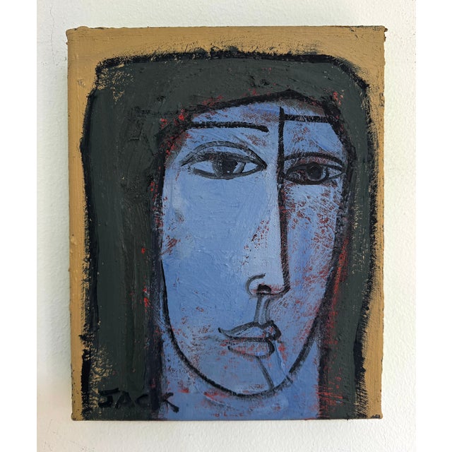 10"h x 8"w acrylic, oil on canvas. Unframed. Ready to hang. Copyright 2026