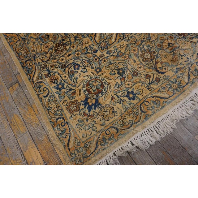 Textile Early 20th Century Persian Kirman Carpet ( 9' x 11'9" - 275 x 360 ) For Sale - Image 7 of 10
