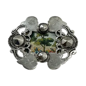 Small Dutch Photo Frame in Silver, 1865