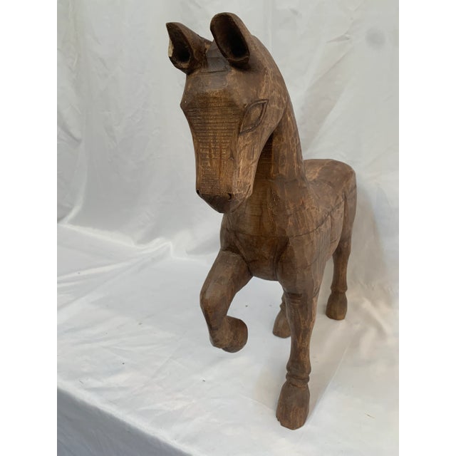 Prancing Horse Wooden 1960s For Sale - Image 10 of 13
