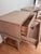 2020s Pair of Four Hands Rosedale Nightstands in Yucca Oak With Leather Accents – Excellent Condition For Sale - Image 5 of 11