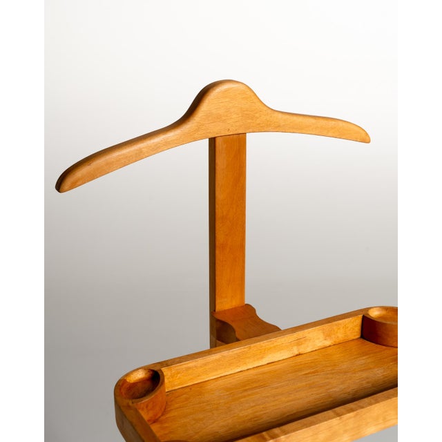 Scandinavian Beech Valet Stand, 1950s For Sale - Image 6 of 9