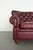 Animal Skin Restoration Hardware Churchill Leather Sofa For Sale - Image 7 of 14