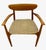 Vintage Mid-Century Modern Sculptural Armchair With Upholstered Seat For Sale - Image 9 of 9